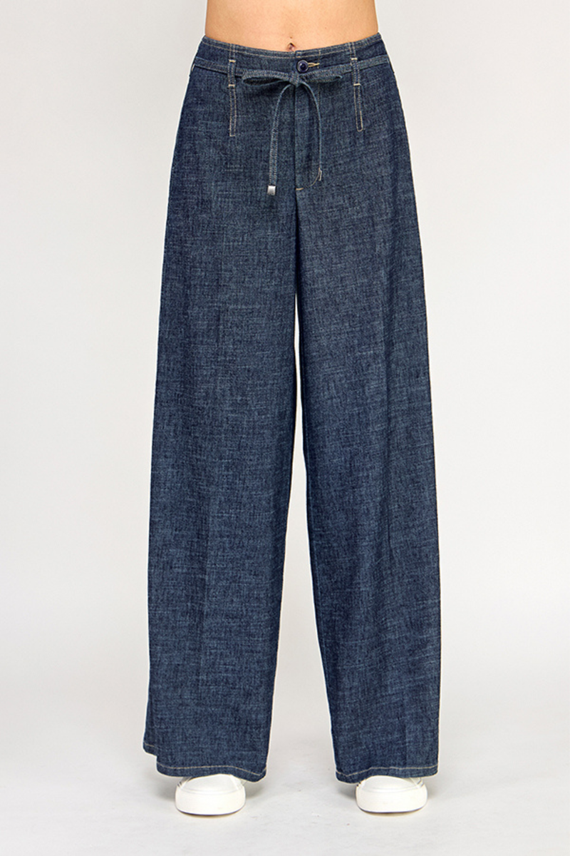 wide leg deim bottoms