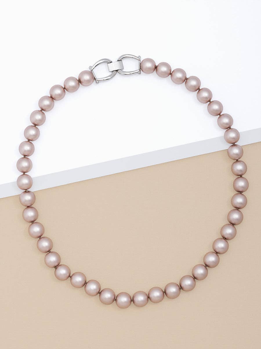 Zenzii Classic Pearl Strand Necklace CHM