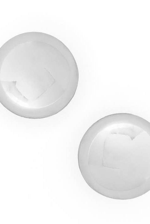 Zenzii Small Round Metal Stud Earring RH