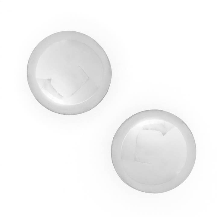 Zenzii Small Round Metal Stud Earring RH