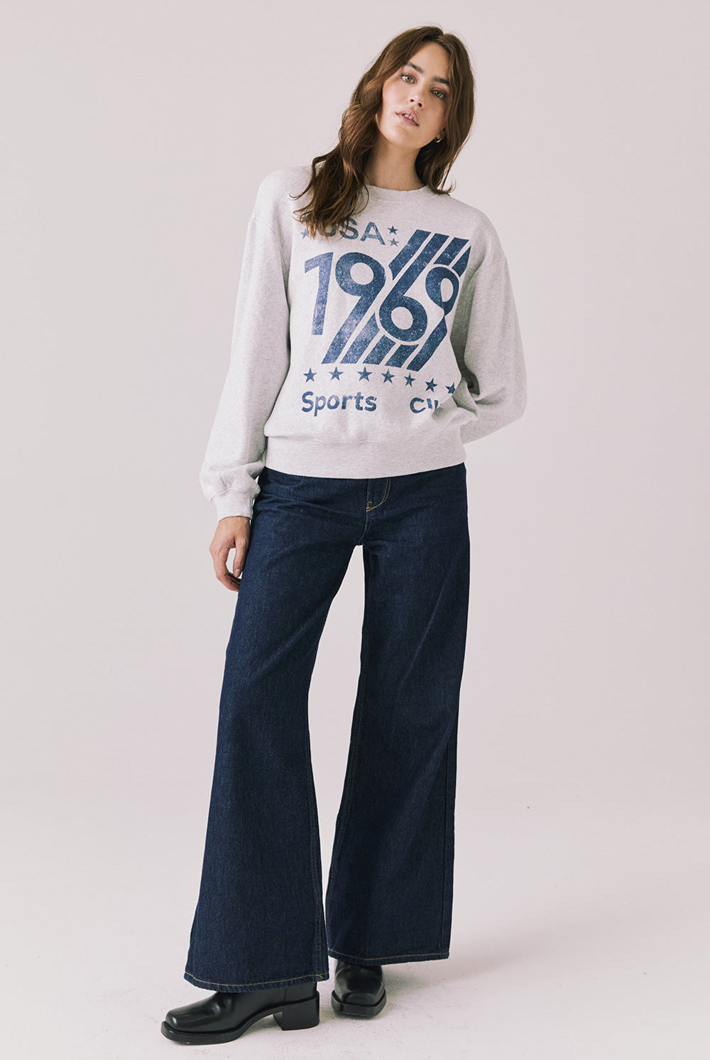 Light Grey Graphic Sweatshirt