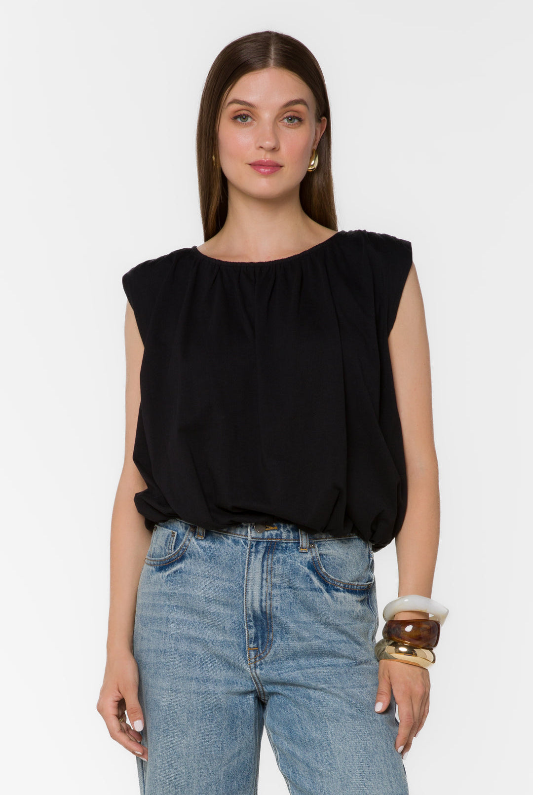 Velvet Heart Gwyn Top in Black