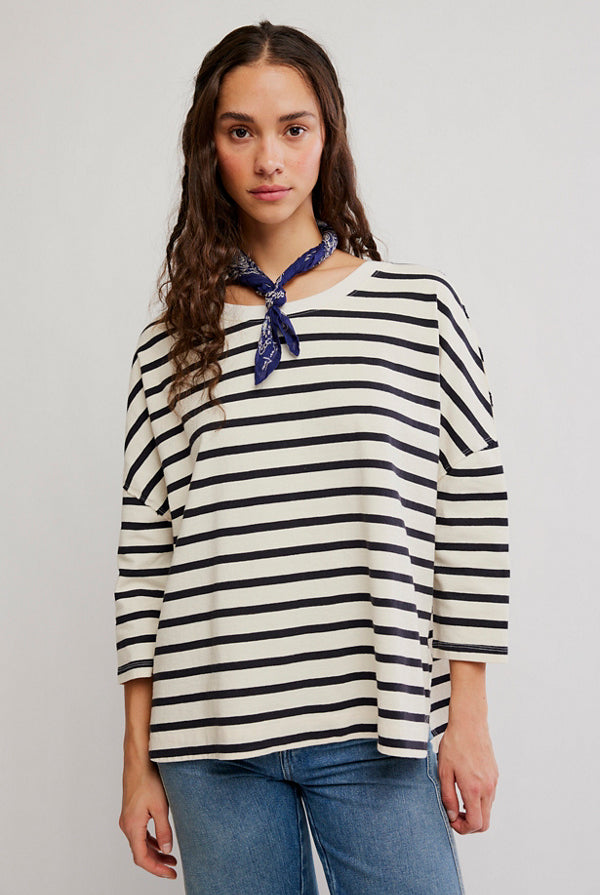 Free People 2 Sense LS - Ivory Combo