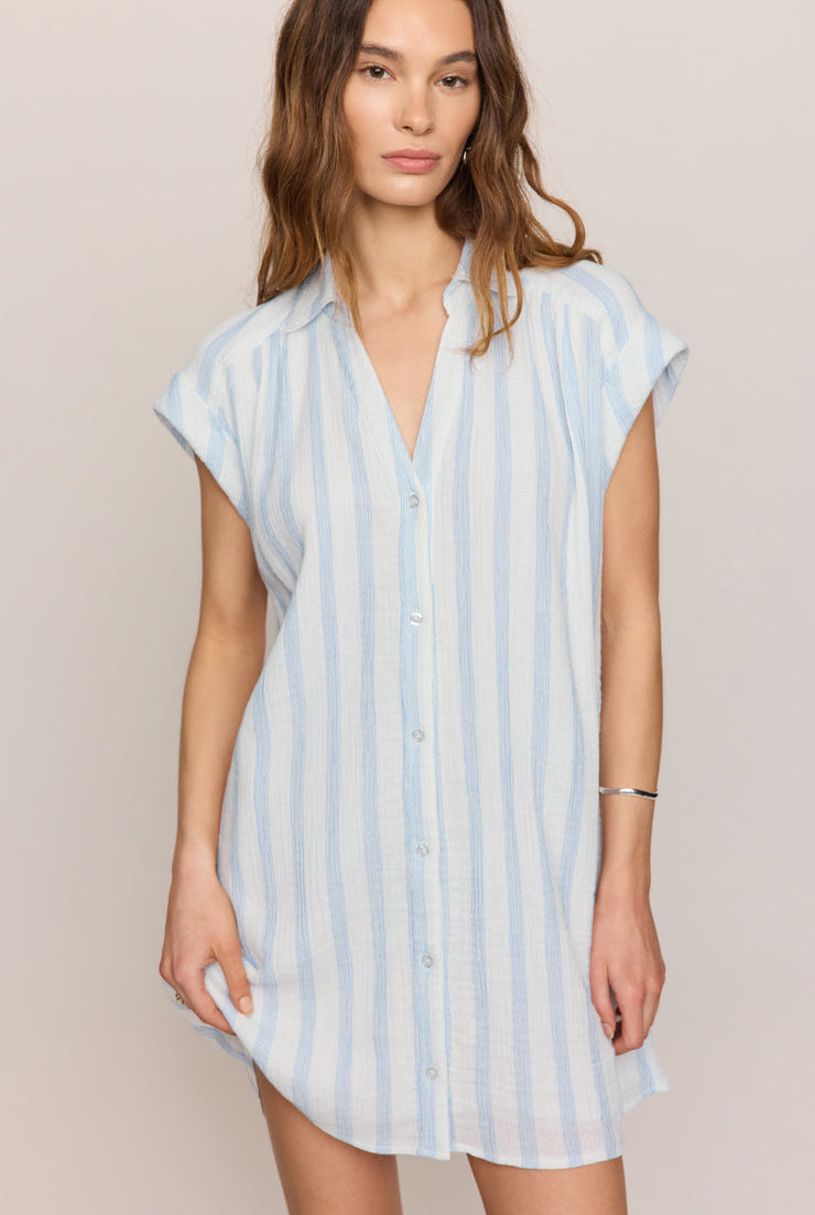 Z SUPPLY Shellbound Striped Dress in Sea Salt