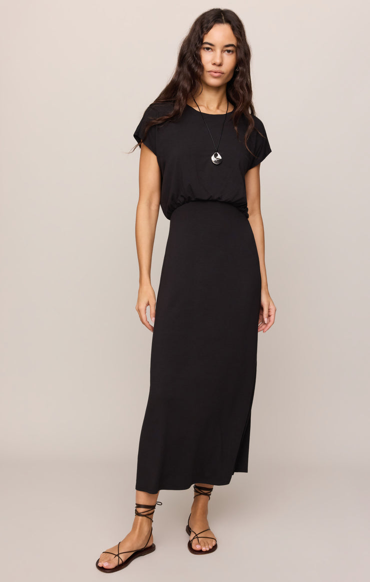 Z SUPPLY Anika Midi Dress - Black
