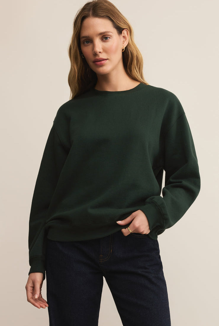 Dark Green Women's Sweatshirt