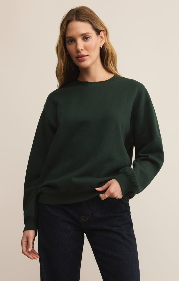 Dark Green Women's Sweatshirt