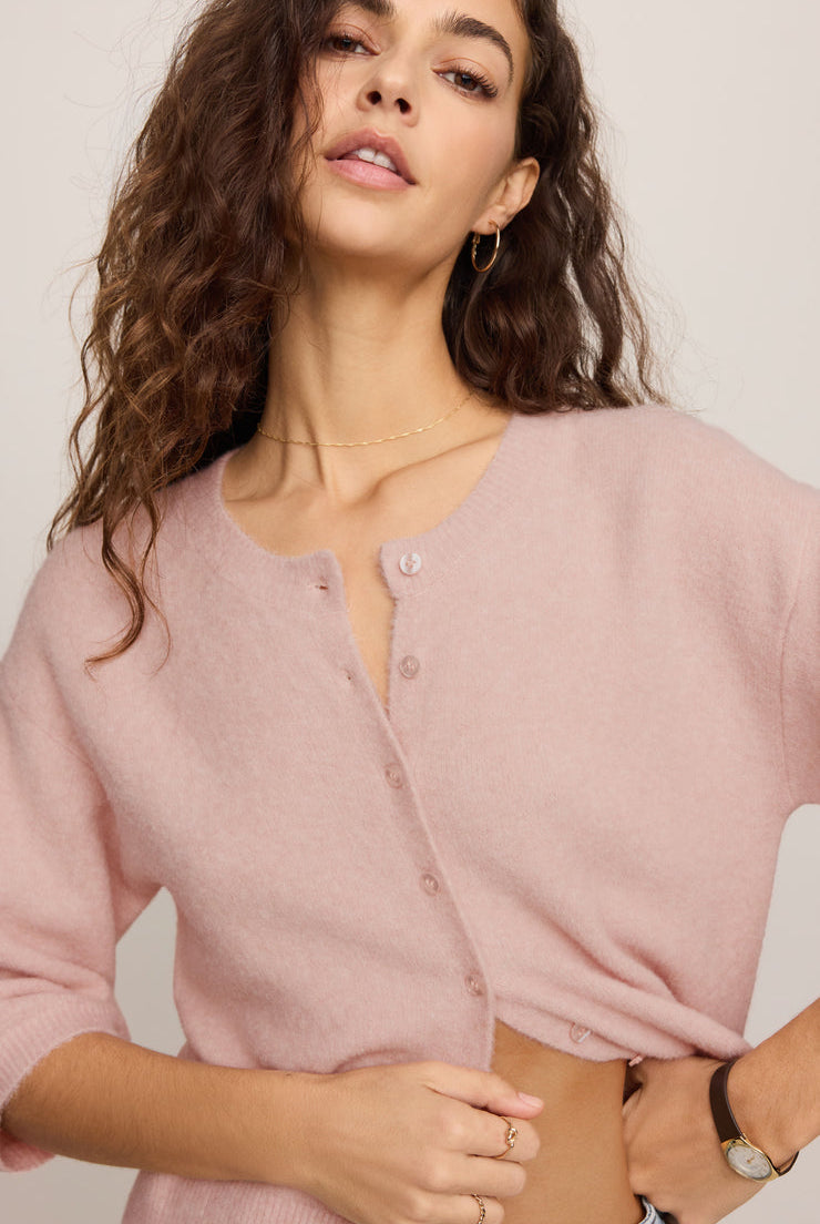 Z SUPPLY Valor Cardigan - Soft Blush