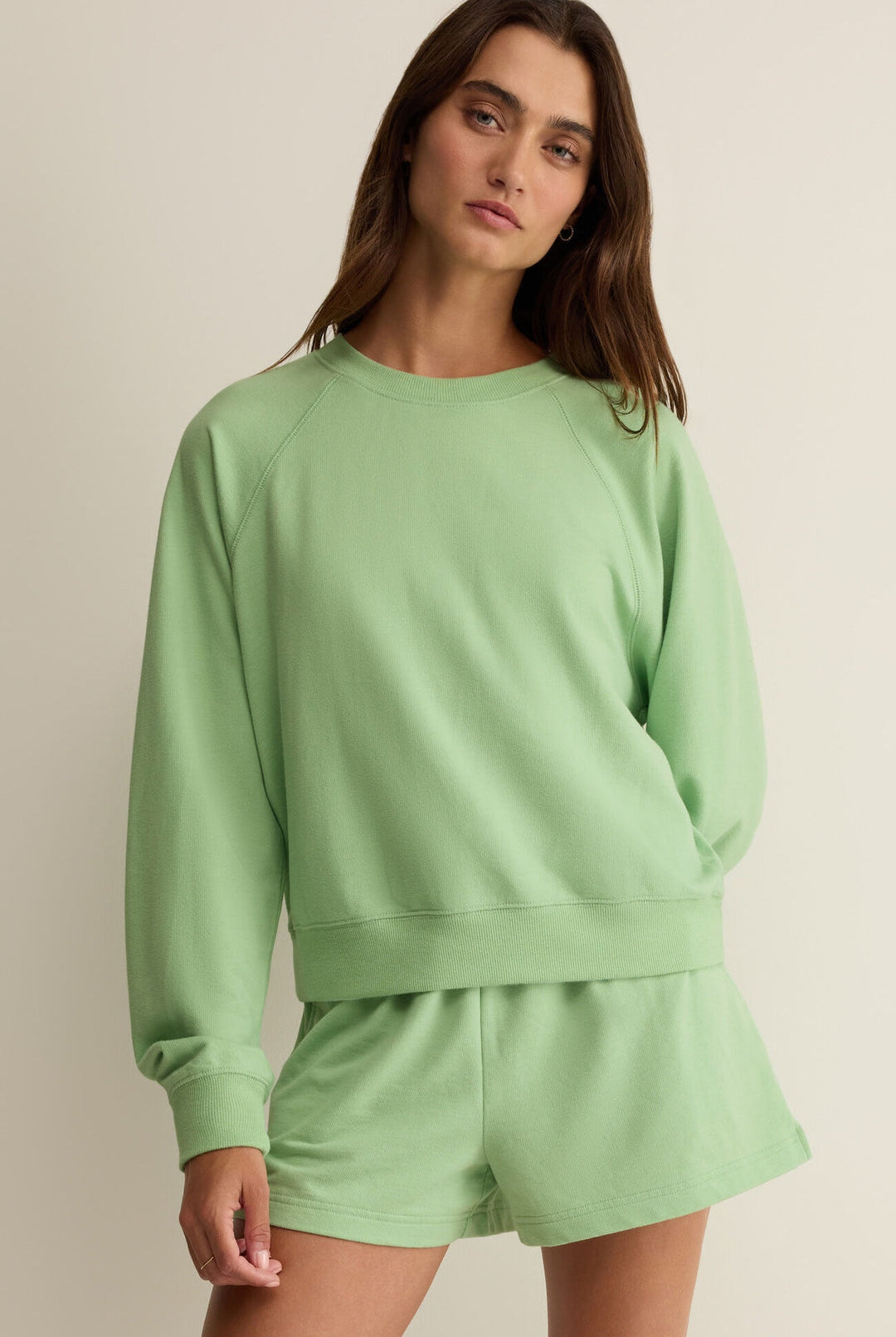 Z SUPPLY Saldana Sweatshirt in Sprout