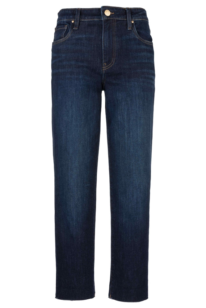 Dark Blue Straight Leg Denim