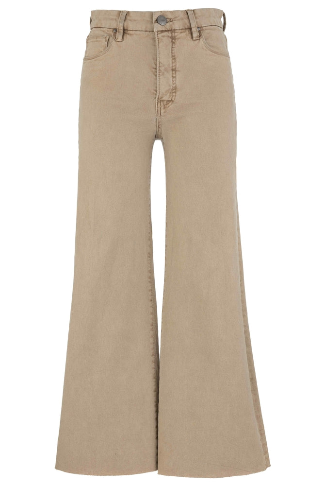 Kut from the Kloth Meg High-Rise Fab Ab Wide Leg Jeans - Chai