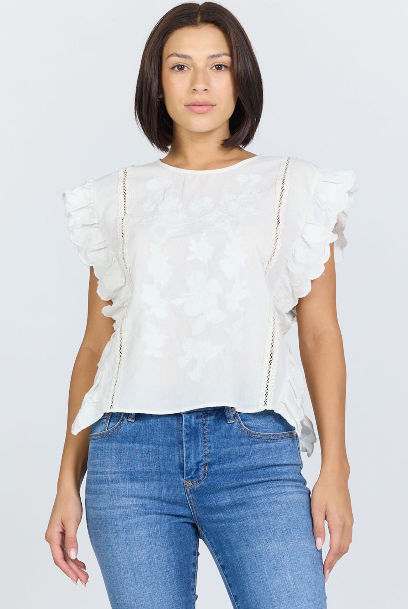Dear John Ulla Top in White