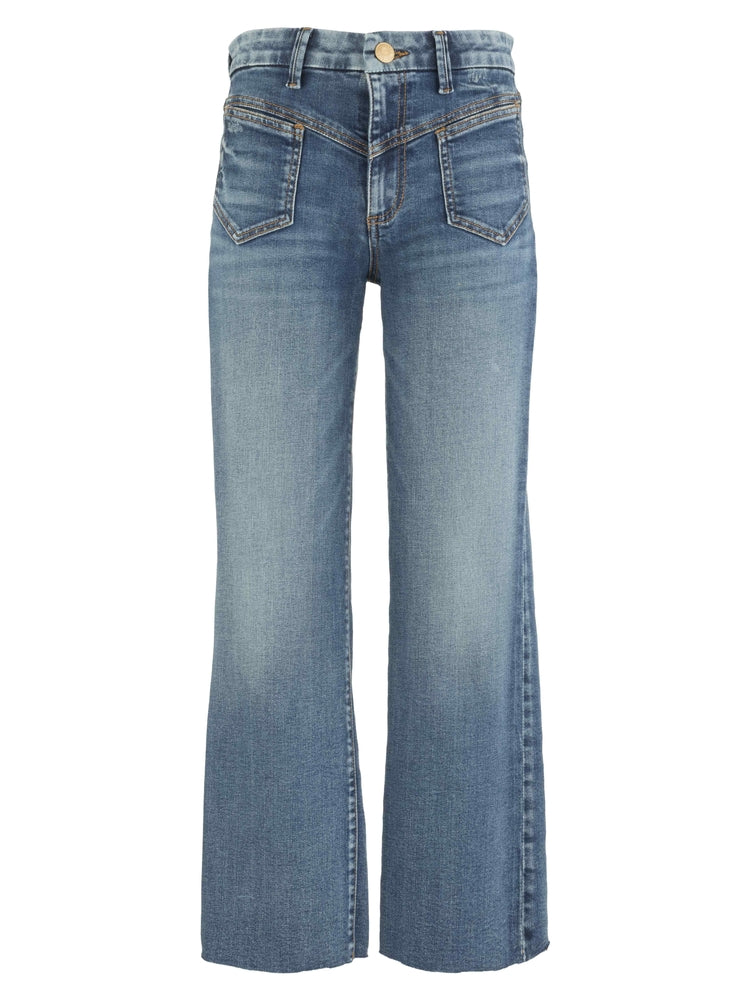 KUT from the Kloth Kelsey HR Ankle Flare Front Yoke Pockets