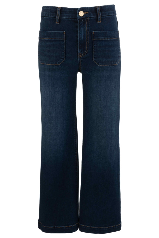 KUT from the Kloth Meg HR Wide Leg with Patch Pockets