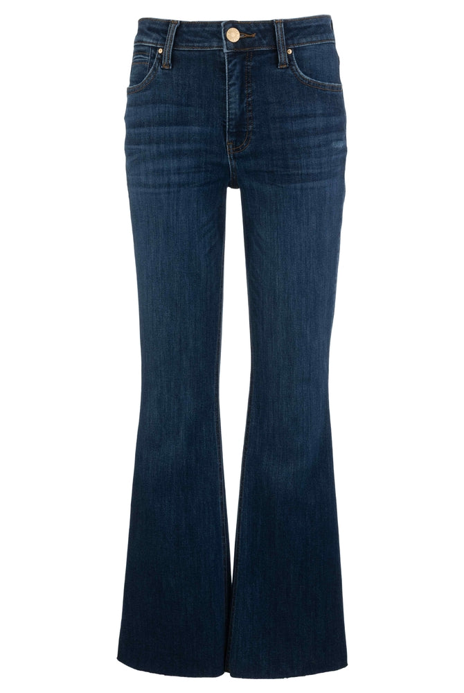 KUT from the Kloth Stella HR Fab Ab Flare w/ Raw Hem