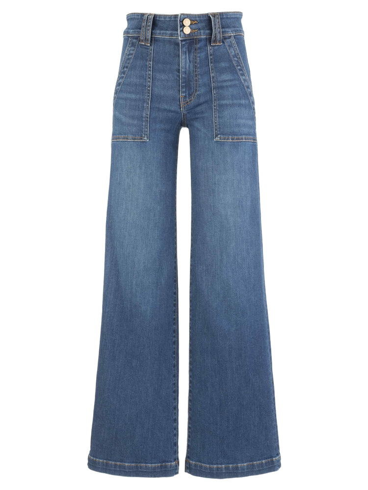 KUT from the Kloth Jodi HR Straight Leg with Porkchop Pockets