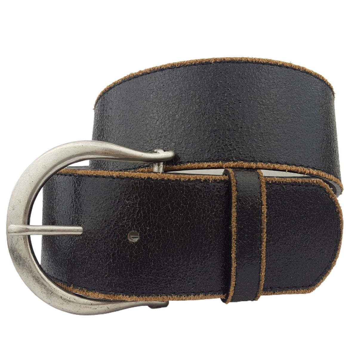 Vintage wide leather belt. Versatile Fashion Belt Retro Bronze Embossed Ethnic Style  main image 2