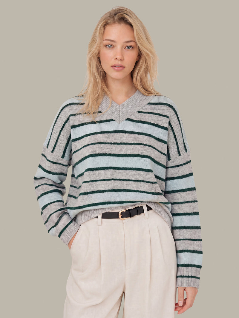 Bexley High V Cropped Pullover