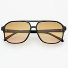 Billie Aviator Sunglasses in Black/Brown