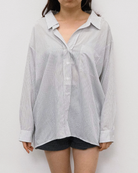 Aisley Oversized Blouse in Black