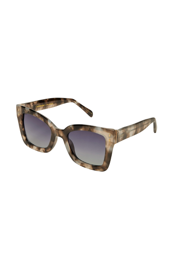 Z SUPPLY Confidential Polarized Sunglasses - Marbled Tort