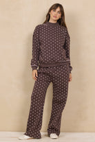 Vintage Havana Printed Essential Fleece Pant