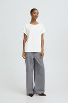 b.young Panyax Tee in Mashmallow