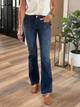 KUT from the Kloth Natalie Mid-Rise Flare with Patch Pockets