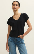 Black V-neck Tshirt