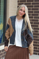 Tribal Oversized Diamond Pattern Knit Cardigan - Argyle V-Neck