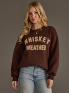 Panache Whiskey Weather Sweatshirt - Brown