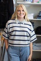 Habitual Striped Rugby Polo Sweater