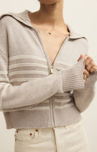 Light Grey Zip-Up Hoodie