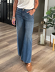 KUT from the Kloth Jean High-Rise Wide Leg Jeans with Scoop Pockets