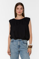 Velvet Heart Gwyn Top in Black