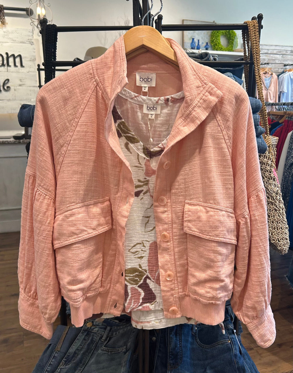 Boardwalk Jacket in Shrimp