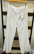 Level99 Tallulah Wide Leg Savoy Navy Stripe