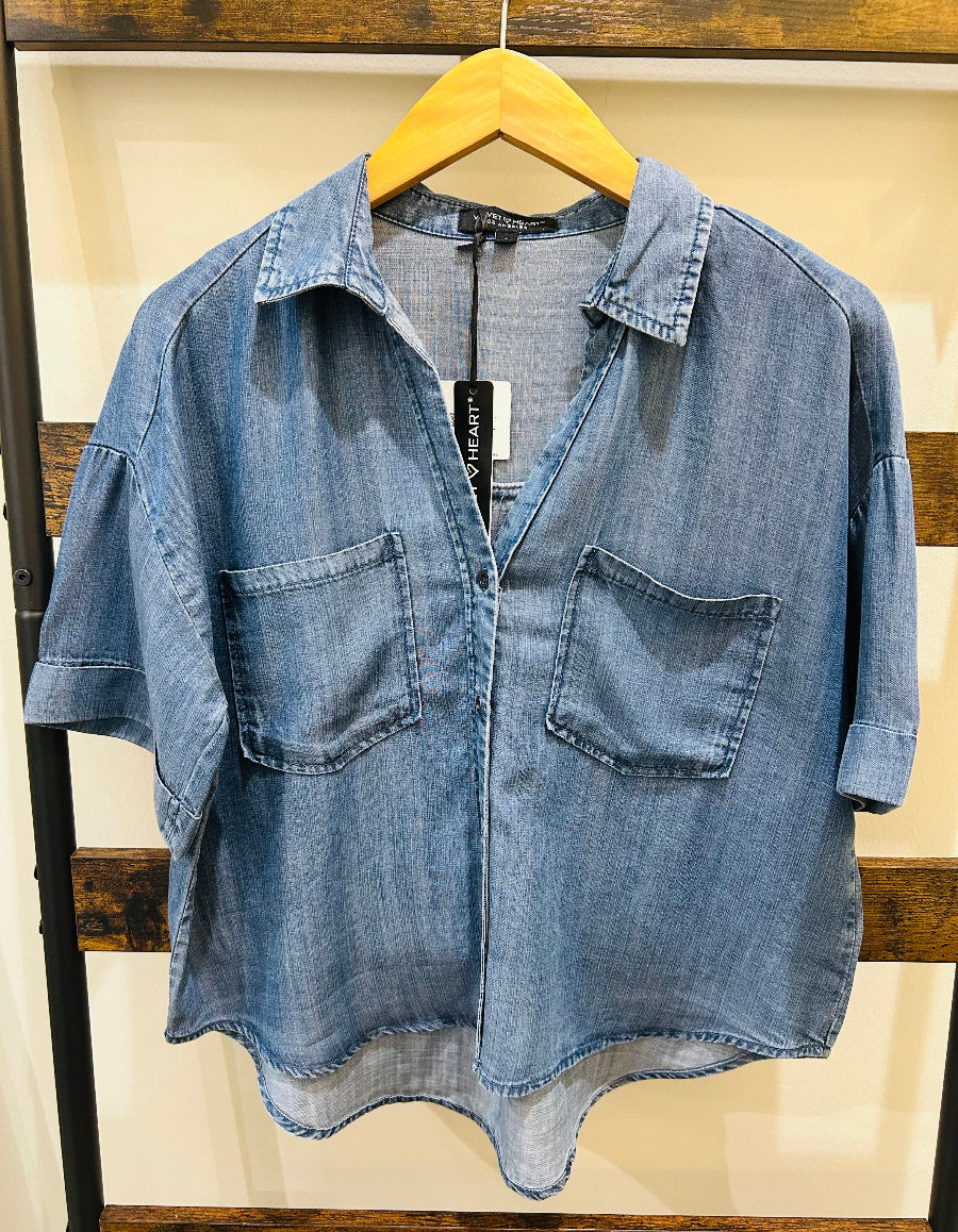 Velvet Heart Brandon Top in Calva