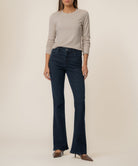 Dark Blue Flare Jeans