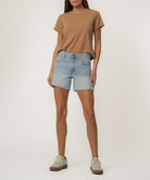 Light Blue Denim cut off Shorts