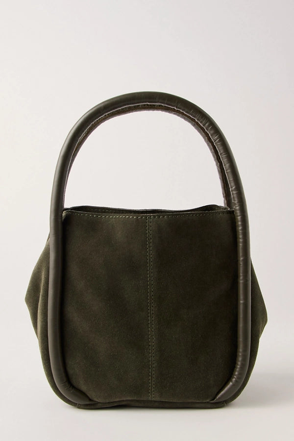 Free People Barlow Bucket Back in Dark Olive