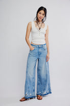 Free People Apollo Wide Leg in Streamline