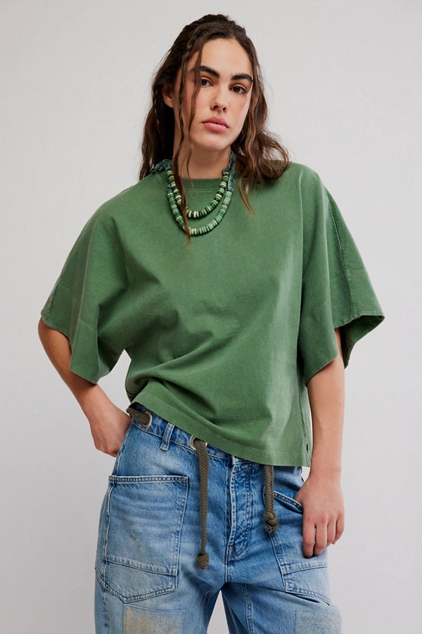 Free People Atlas Dolman in Forest Fairy