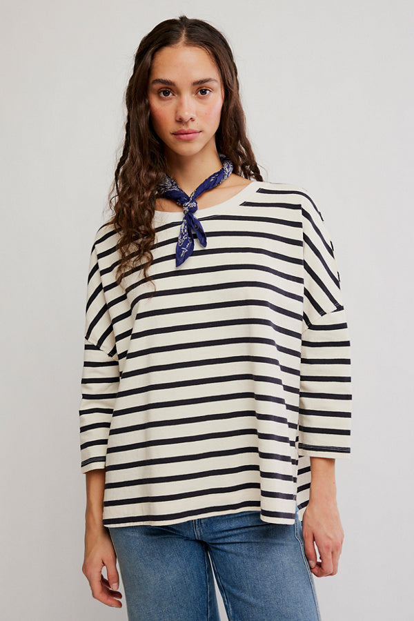 Free People 2 Sense LS - Ivory Combo