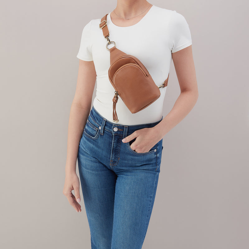 HOBO Brown Cross Body Sing Bags