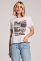 Chaser Rewind the Good Times Tee in White