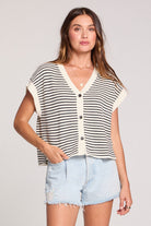 Saltwater Luxe Betsey Cardigan Sweater in Salt