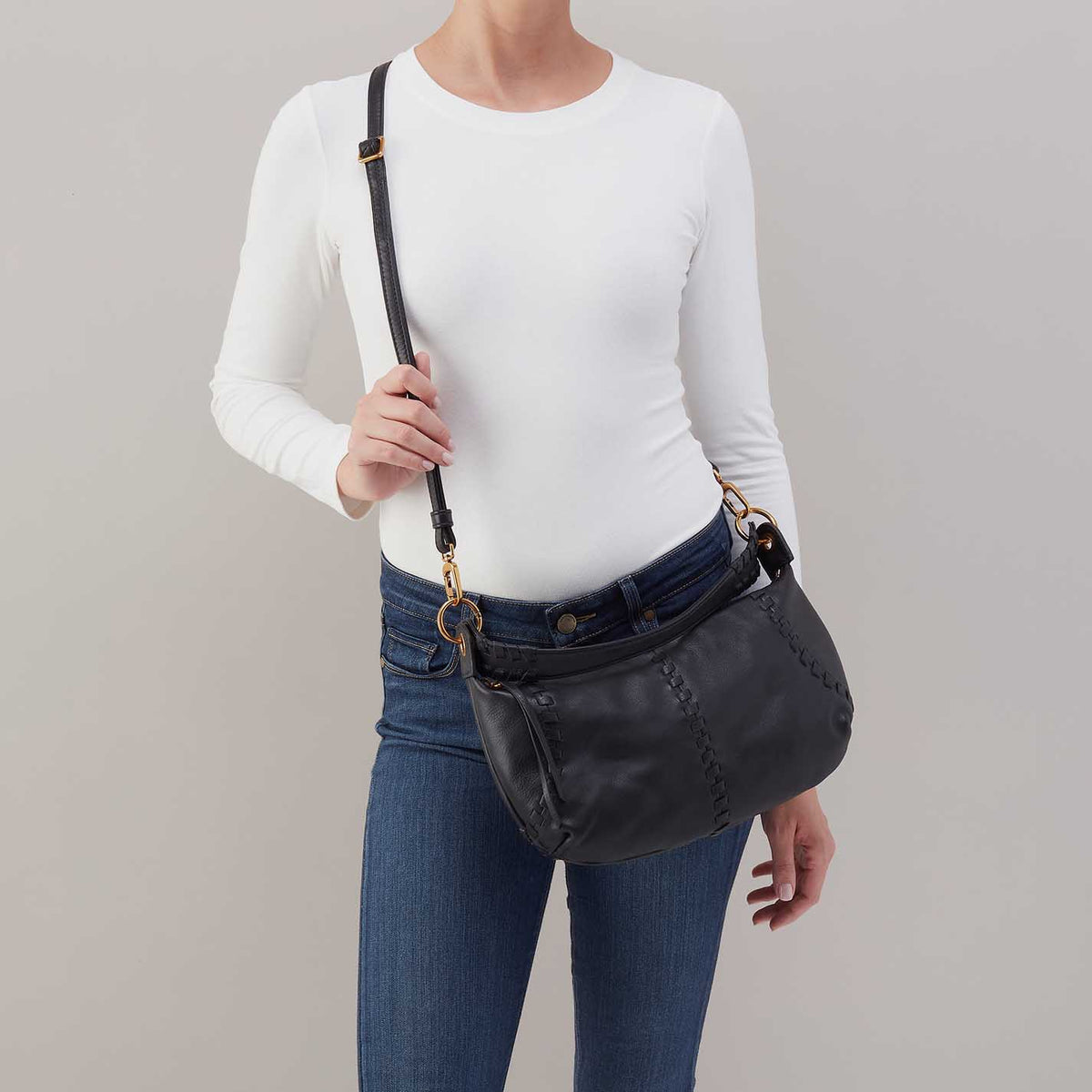 HOBO Mini Black Shoulder Bag