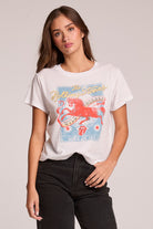 Chaser Rolling Stones Wild Horses Tee in White