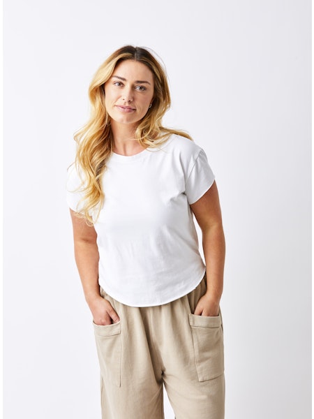 white short sleeve tshirt